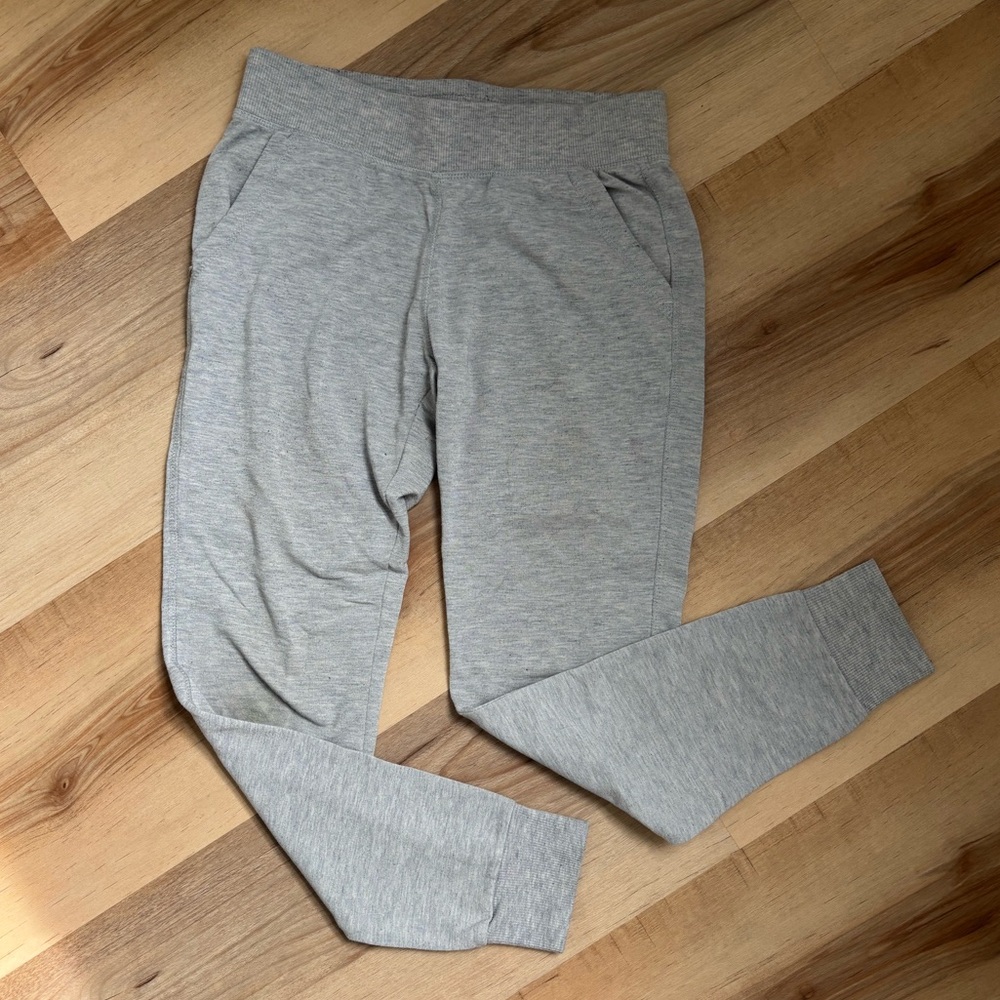 BOGO 🎉 90 Degree By Reflex Gray Sweatpants | girls L 12 | casual fall winter